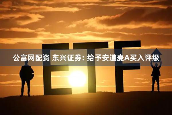 公富网配资 东兴证券: 给予安道麦A买入评级