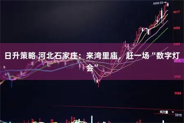 日升策略 河北石家庄：来湾里庙，赶一场“数字灯会”